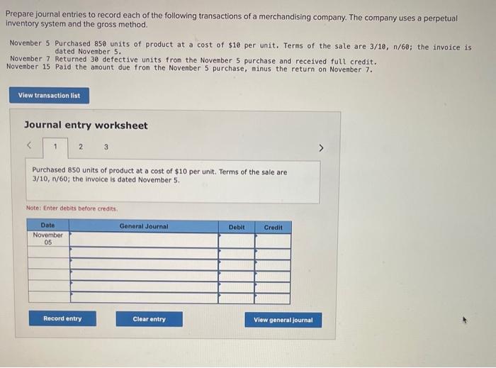 Solved Prepare Journal Entries To Record Each Of The | Chegg.com