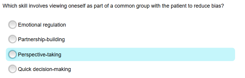 Solved Which skill involves viewing oneself as part of a | Chegg.com
