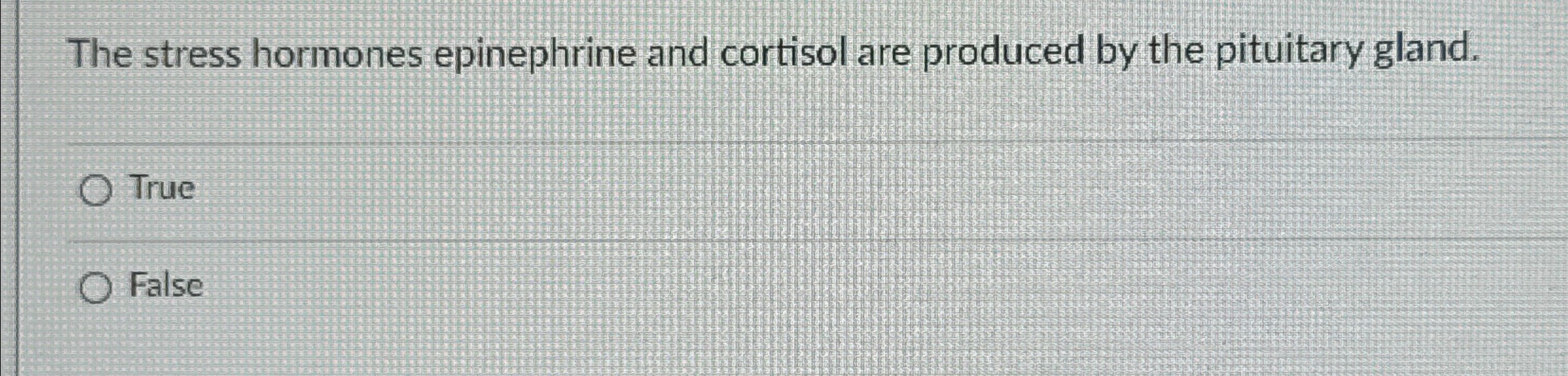 Solved The stress hormones epinephrine and cortisol are | Chegg.com