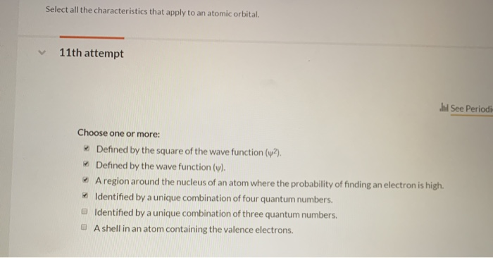 Solved Select all the characteristics that apply to an | Chegg.com