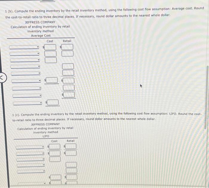 Solved Retail Inventory Method The following information | Chegg.com