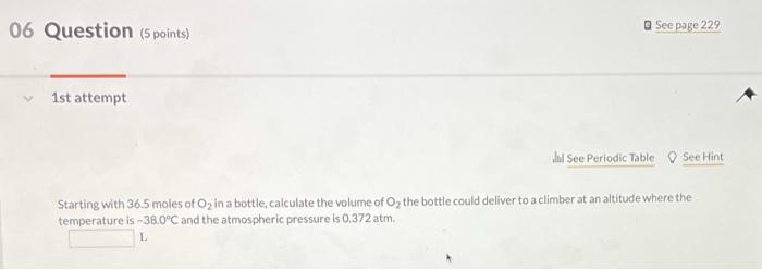 Solved 06 Question (5 points) @ See page 229 1st attempt and | Chegg.com