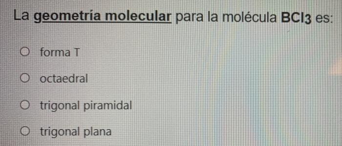 geometria molecular bcl3