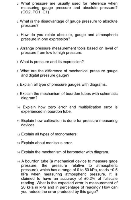 Types of High Pressure Measurement Equipment & Devices