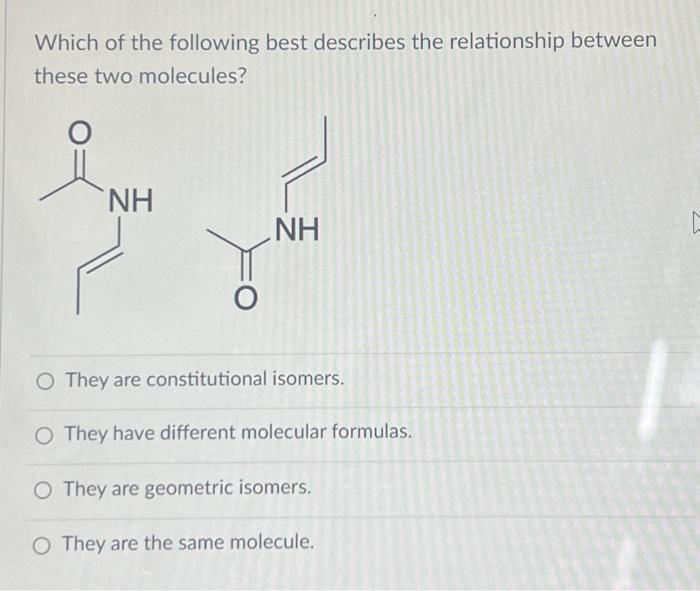 Solved Which of the following best describes the | Chegg.com