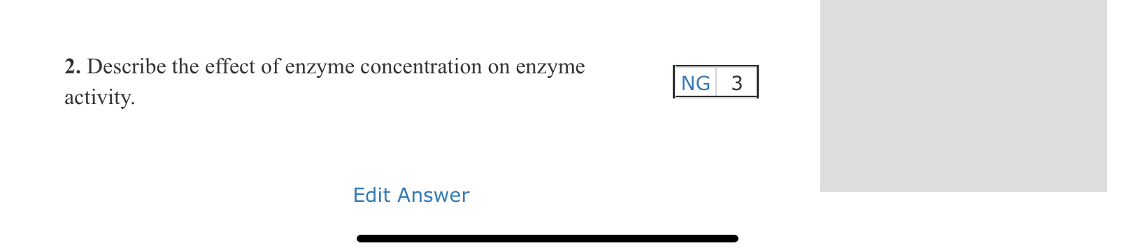 Solved Describe the effect of enzyme concentration on enzyme | Chegg.com