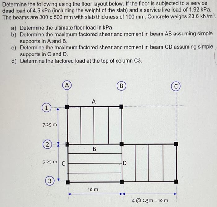 solved-determine-the-following-using-the-floor-layout-below-chegg