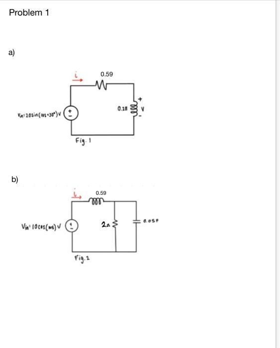 Solved Problem 1 A) B) Fig. 2 | Chegg.com