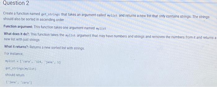 Solved Create a function named get_numbers that takes an | Chegg.com