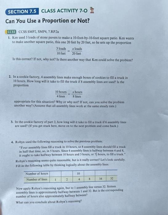 Solved Comparing Tables, Graphs, and Equations CCSS