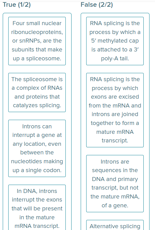 Snrp Solved Four small nuclear ribonucleoproteins, or snRNPs, | Chegg.com