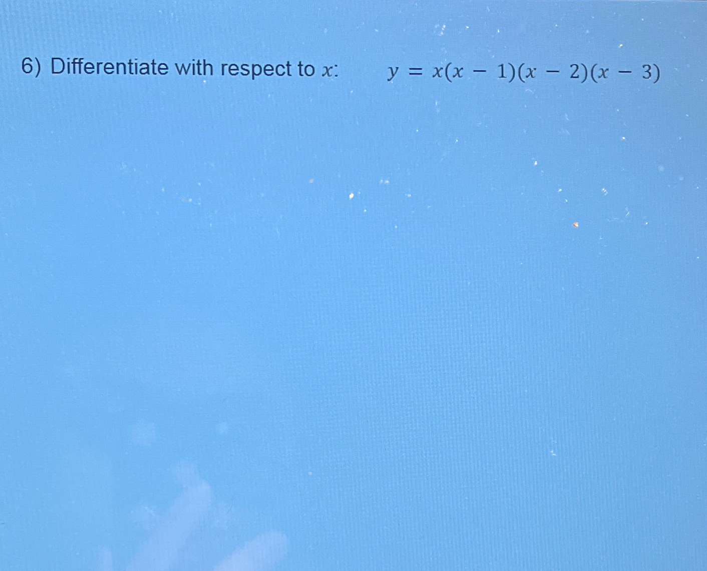 Solved Differentiate with respect to x ﻿: | Chegg.com