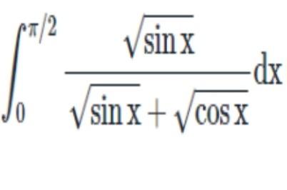 sinx 7/2 V dx JO V sin x + COS X