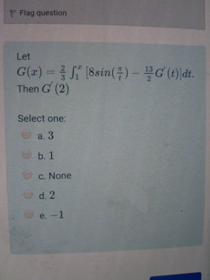 Solved P Flag Question Let G X Si 8sin G T Dt Chegg Com