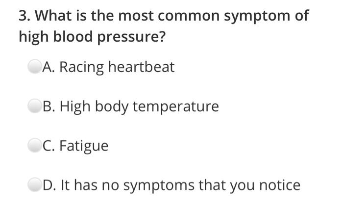 Does High Blood Pressure Cause Fatigue?