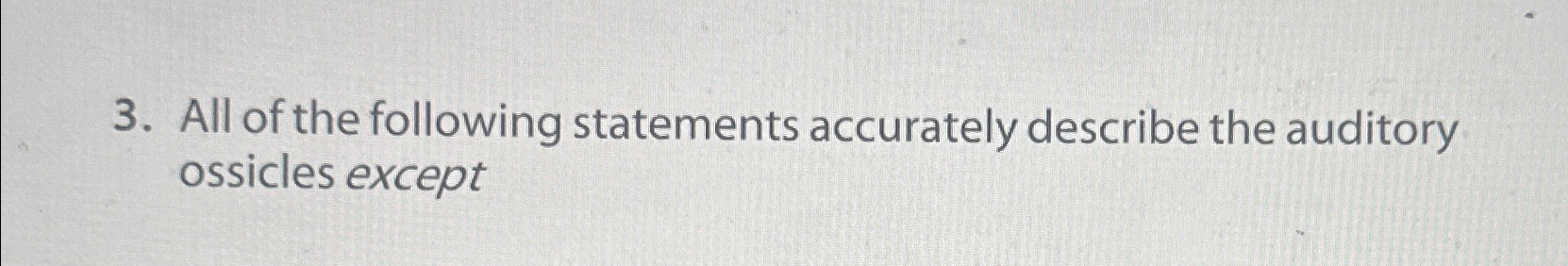 Solved All of the following statements accurately describe | Chegg.com