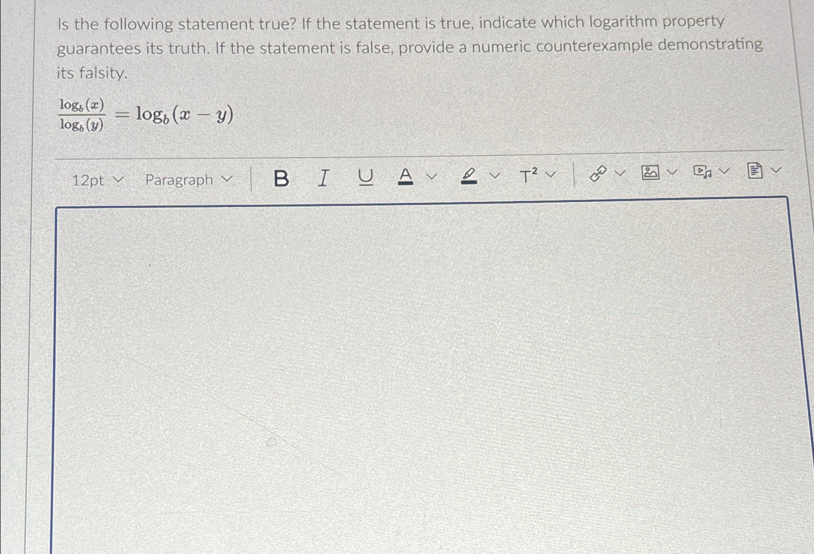 Solved Is the following statement true? If the statement is | Chegg.com