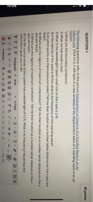 Solved QUESTION 1 80 points The following questions refer to | Chegg.com