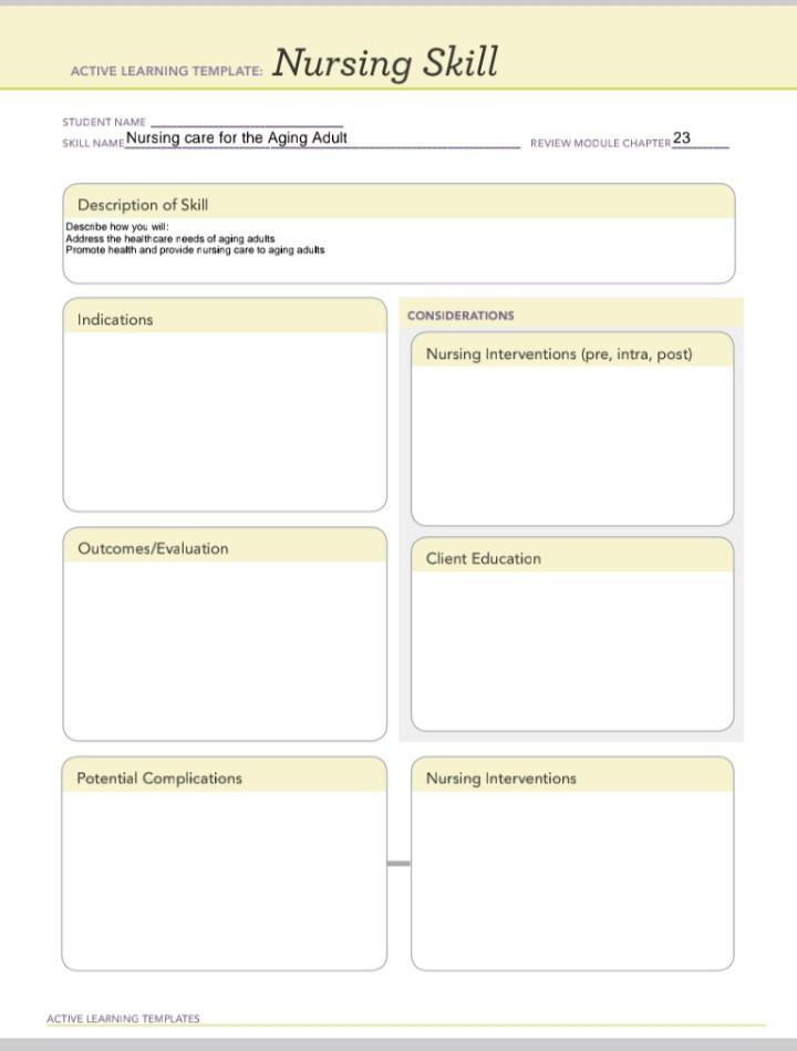 ATI Learning System Gerontology Final Quiz - ATI Gerontology