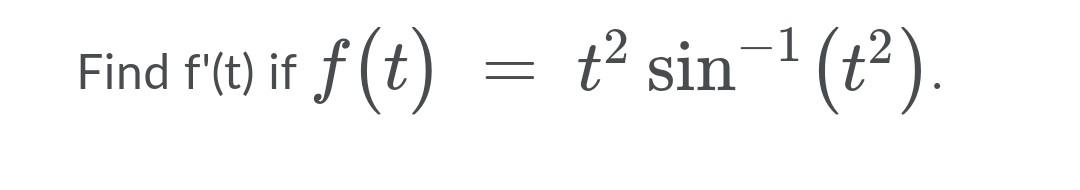 Solved Question 1 (1 point) Find dy dx if y = arctan(x²) X | Chegg.com