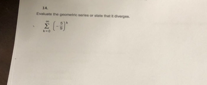 12.3 geometric series evaluate homework and practice answer key