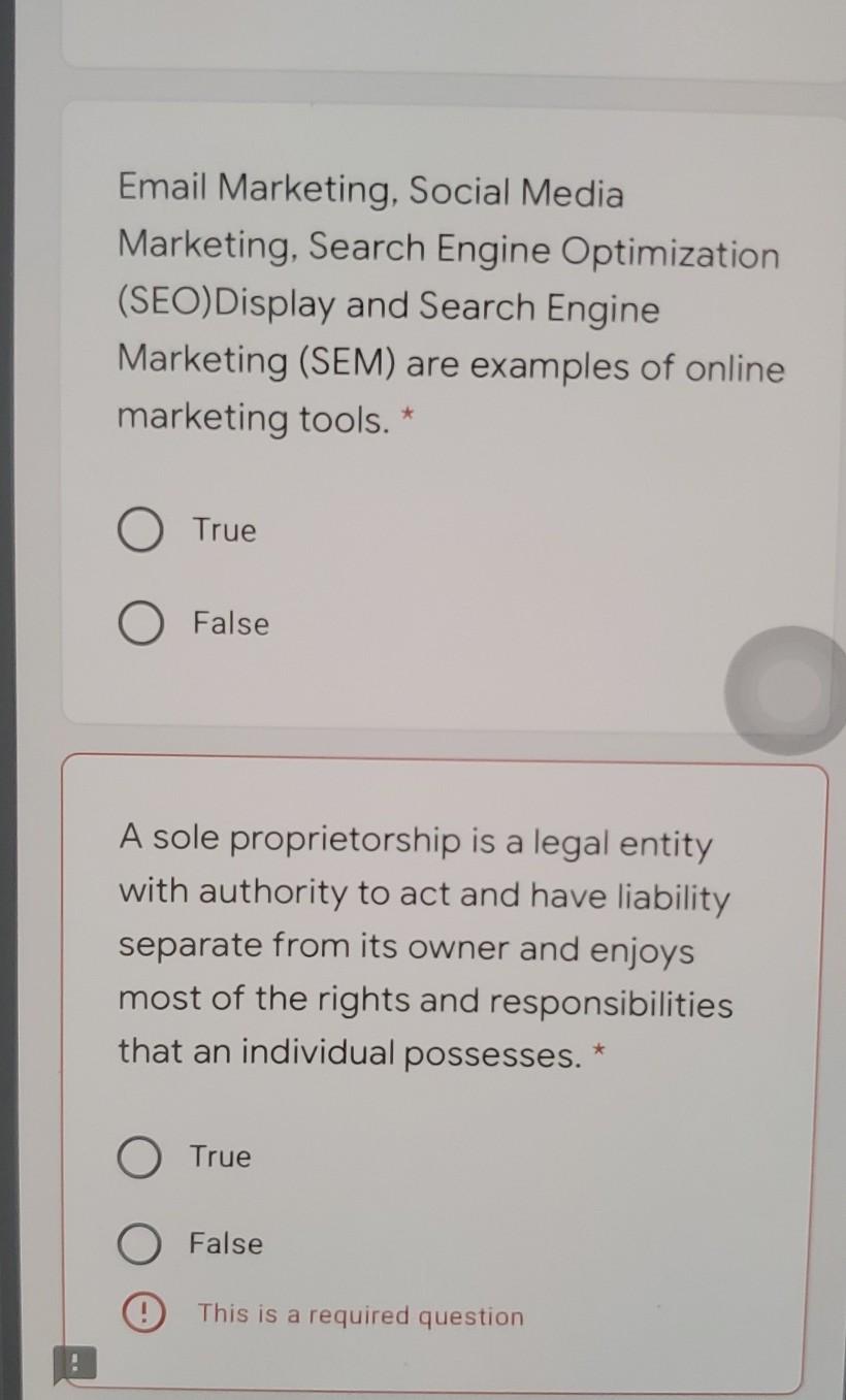 Solved Email Marketing Social Media Marketing Search Chegg Com