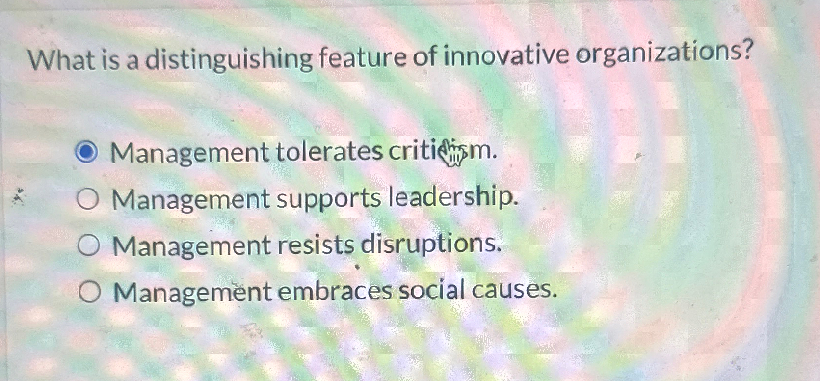 Solved What is a distinguishing feature of innovative | Chegg.com