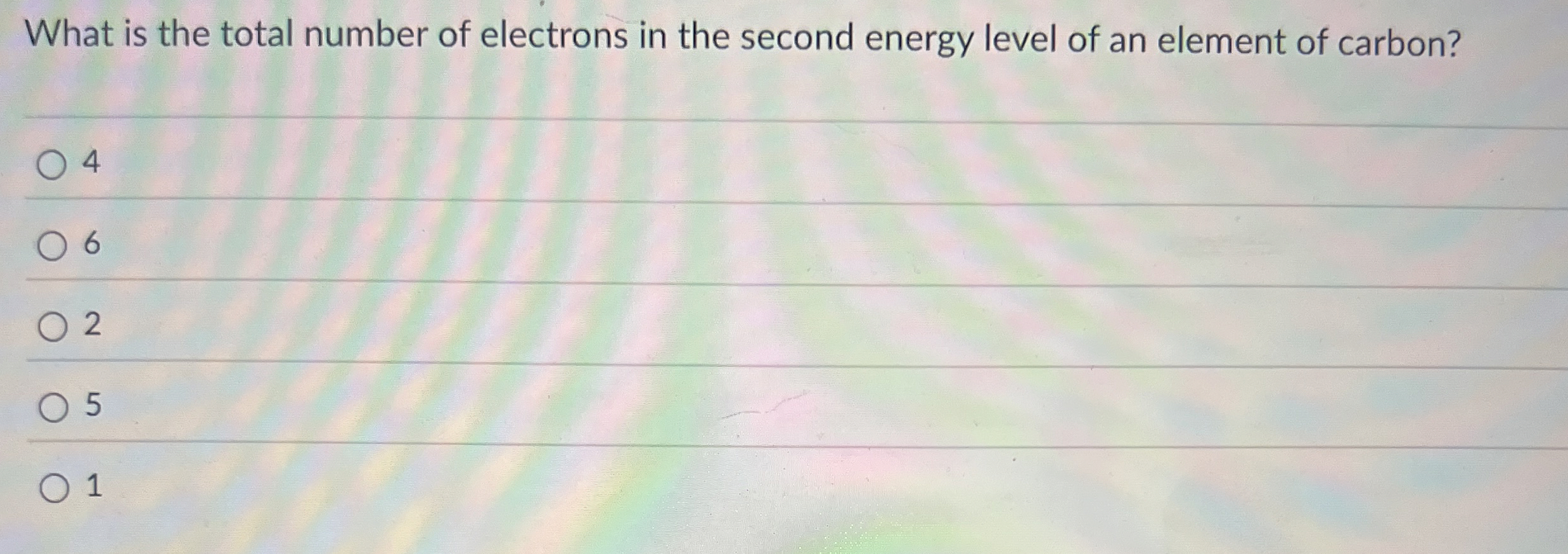 Solved What is the total number of electrons in the second