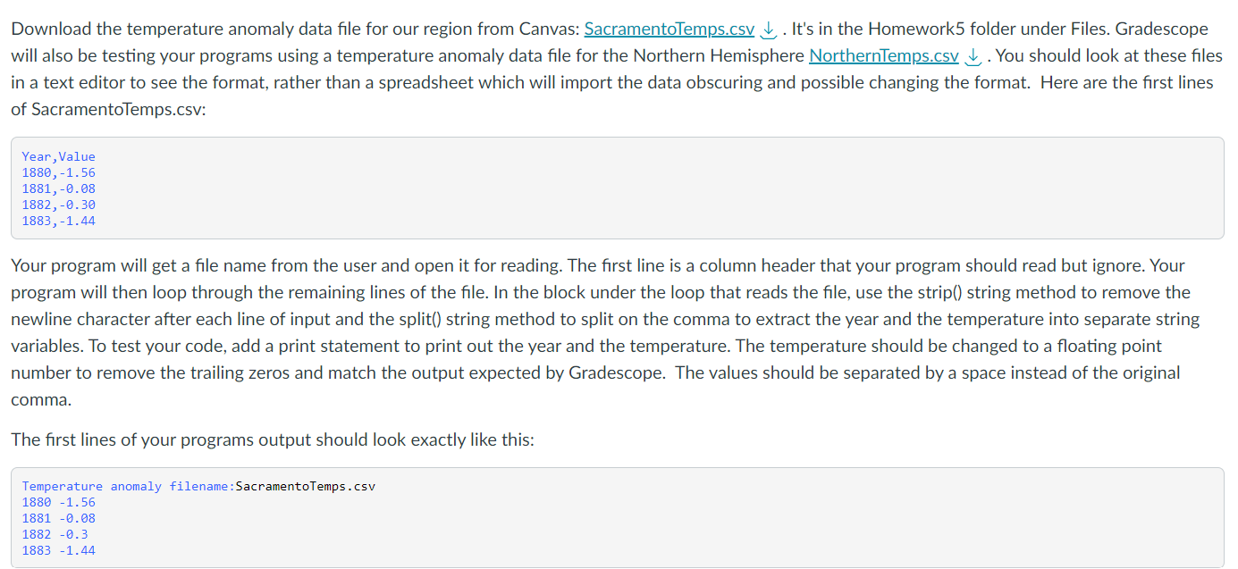 Solved please help me write a code for this, make it as | Chegg.com