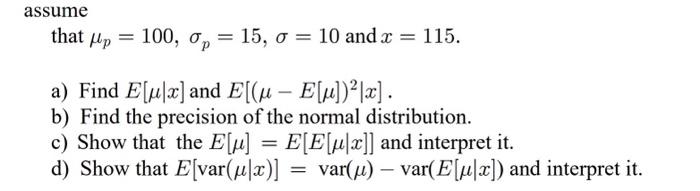Solved Let X be normal random variable with mean μ and | Chegg.com