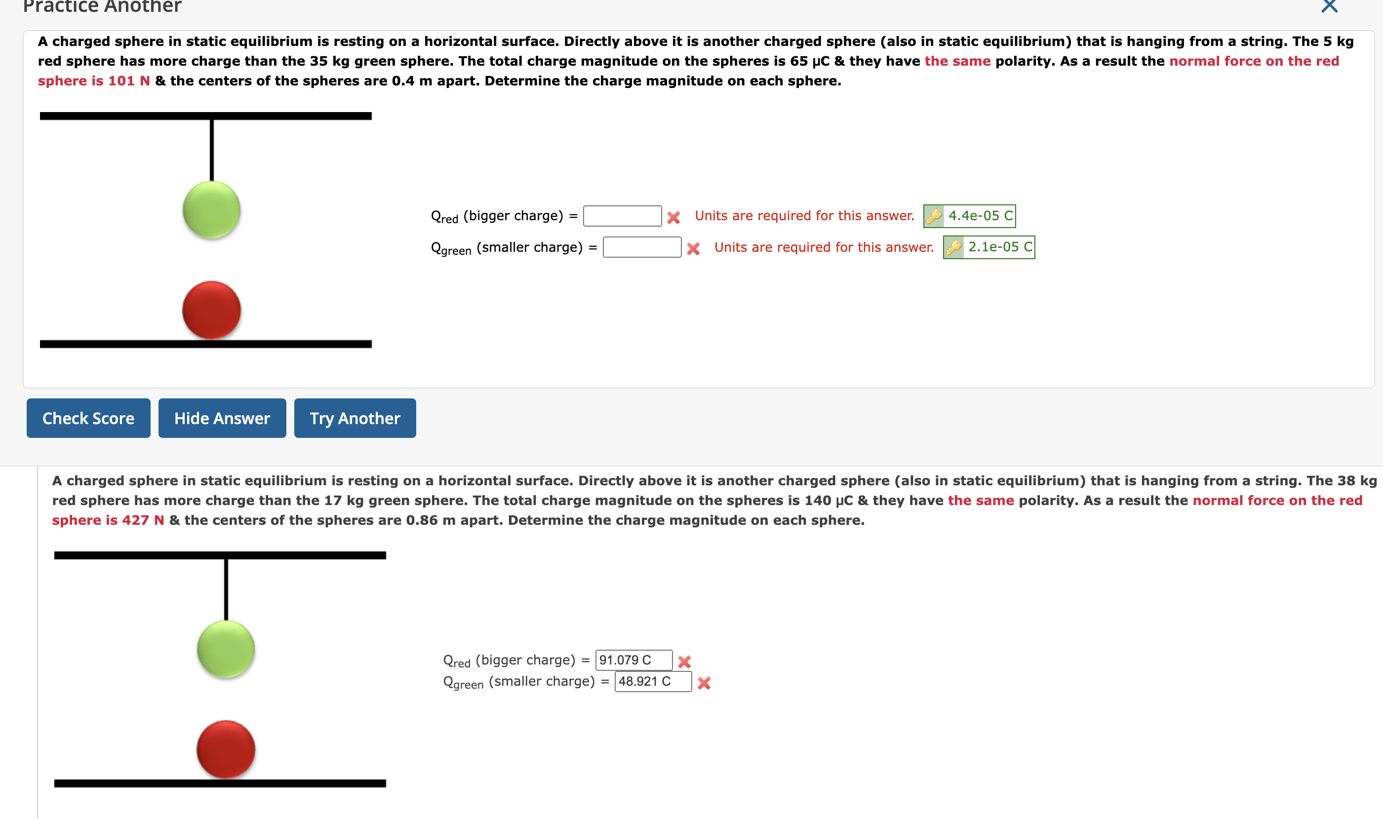 Solved Top question has answer provided in the format they | Chegg.com