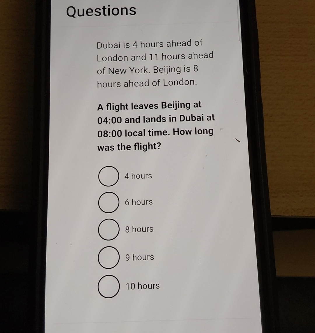 Questions Dubai Solved QuestionsDubai is 4 hours ahead ofLondon and 11 | Chegg.com