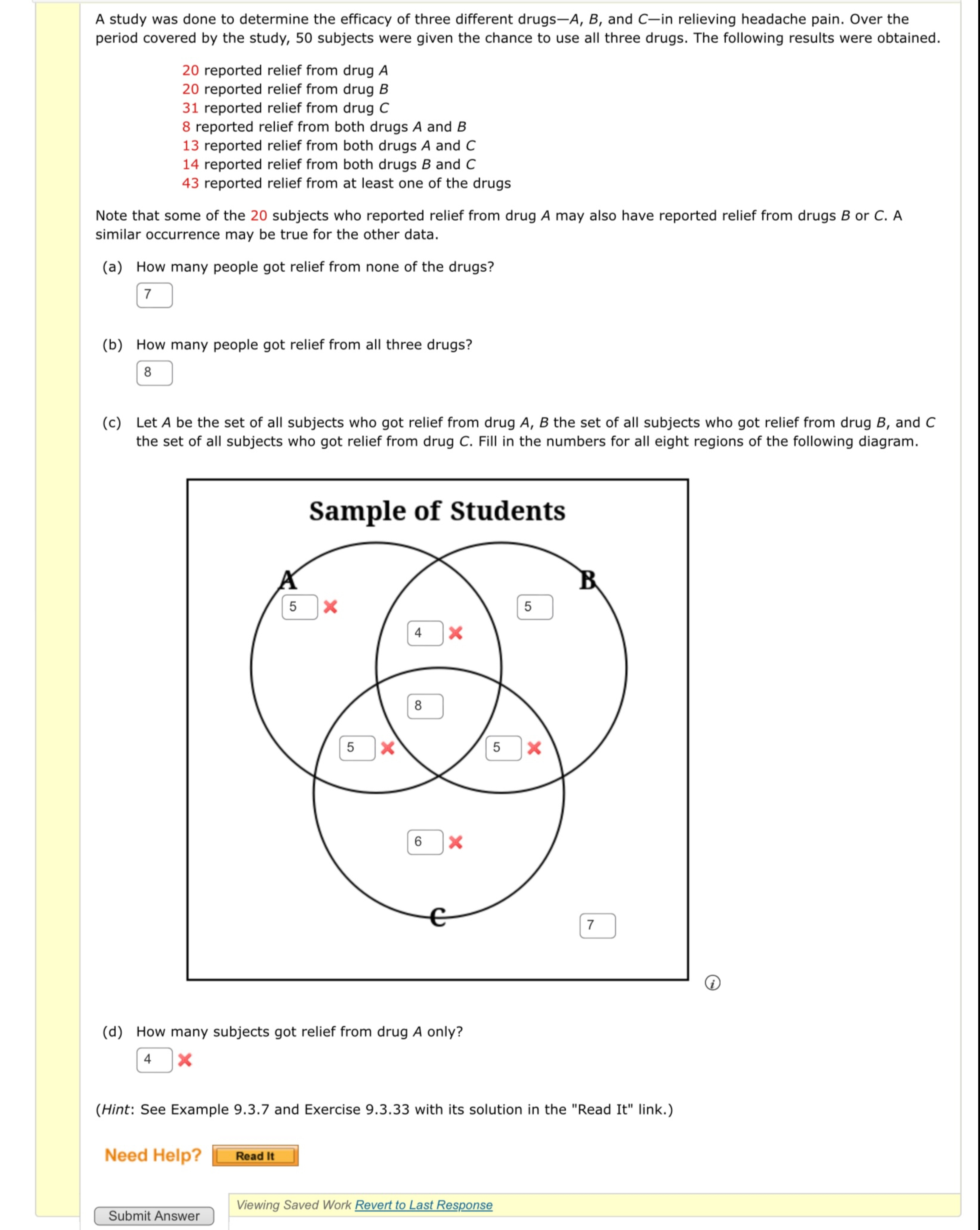 Solved A study was done to determine the efficacy of three | Chegg.com