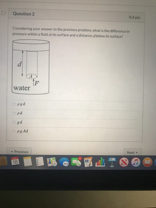 Solved Question 2 0.4 pts Considering your answer to the | Chegg.com