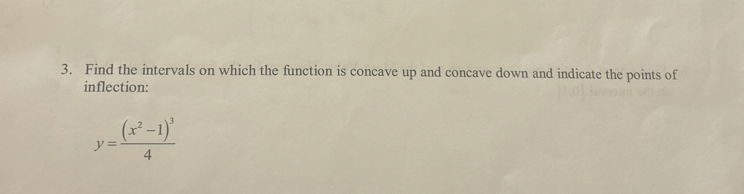 Solved Find the intervals on which the function is concave | Chegg.com