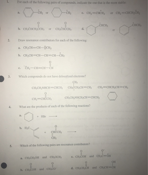 Solved For each of the following pairs of compounds, | Chegg.com