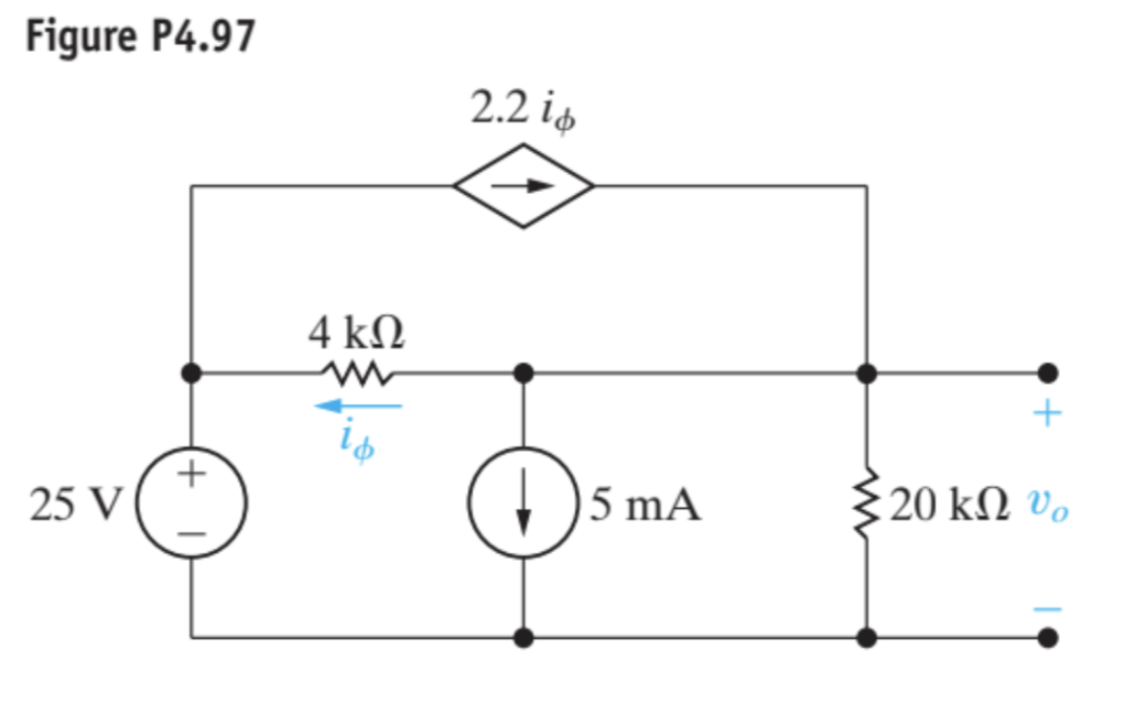Solved Use the principle of superposition to find Vo in the | Chegg.com