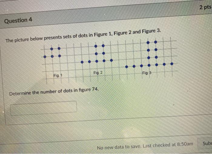 Solved 2 pts Question 4 The picture below presents sets of | Chegg.com