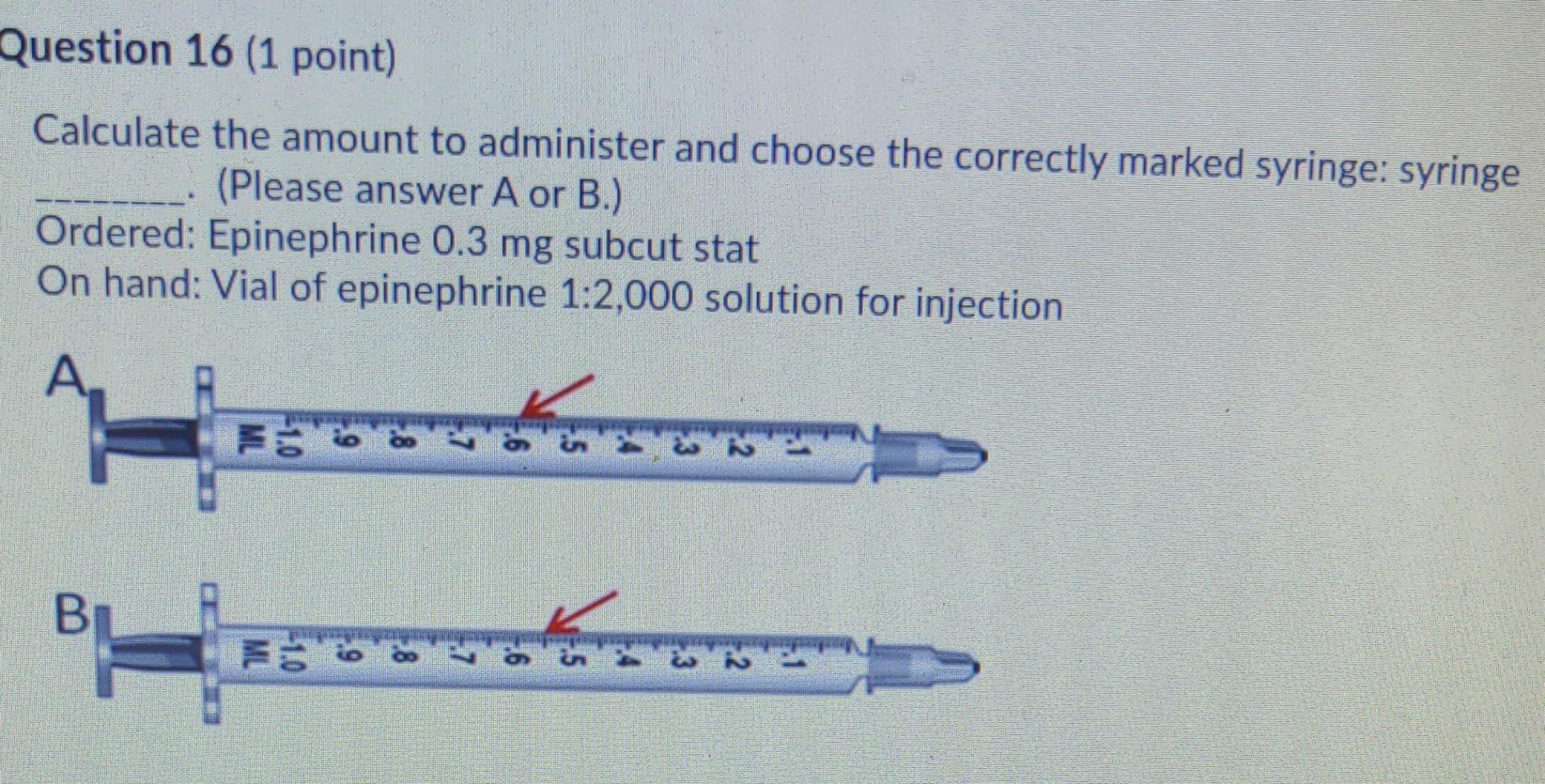 Solved Question 16 (1 point) Calculate the amount to