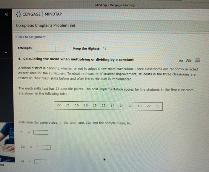 cengage mindtap homework