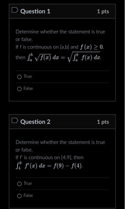 Solved Determine whether the statement is true or false. If | Chegg.com