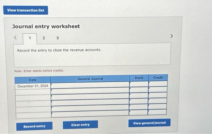 Solved Journal Entry Worksheet Record The Entry To Close | Chegg.com