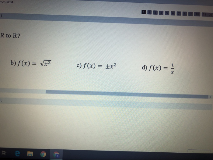 Solved Which of the following is a function from R to R? | Chegg.com