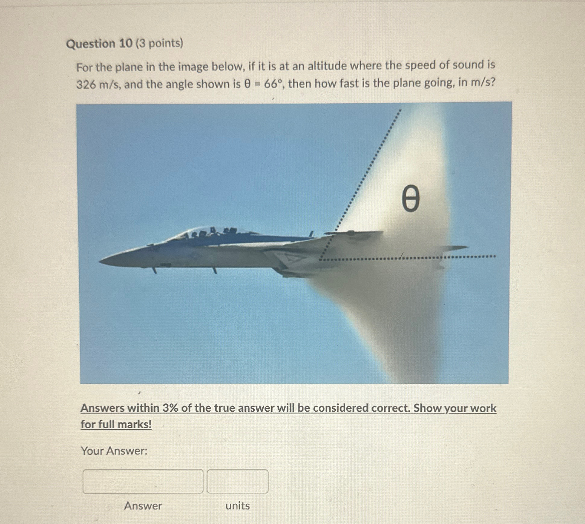 Solved Question 10 ( 3 ﻿points)For the plane in the image | Chegg.com