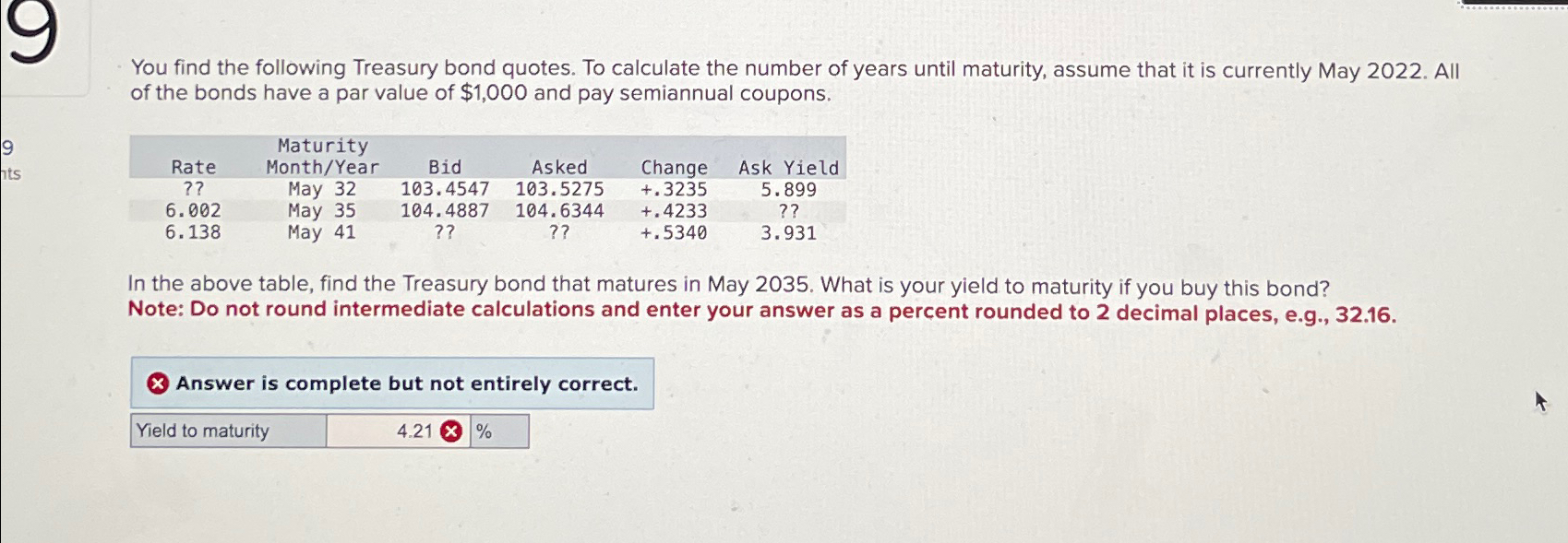 Solved You Find The Following Treasury Bond Quotes. To | Chegg.com