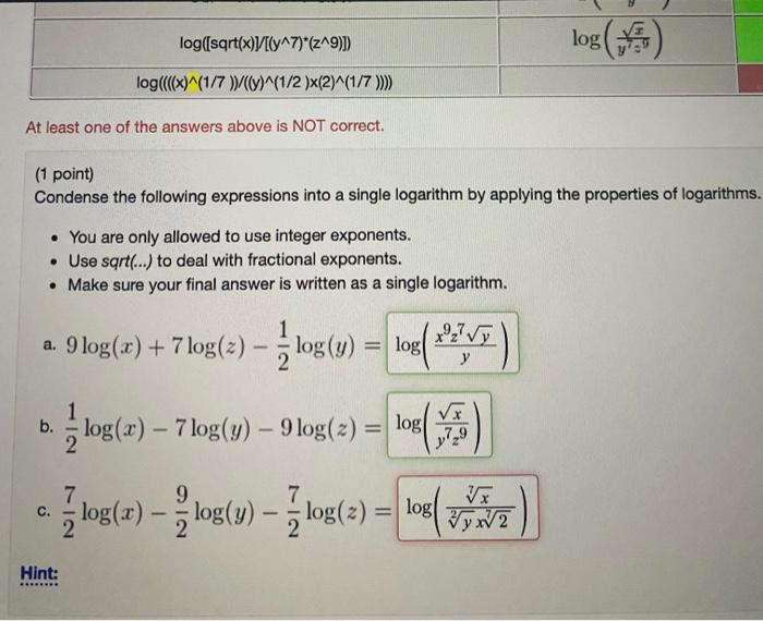 Solved 4.6 Exponential and Logarithmic Equations: Problem | Chegg.com