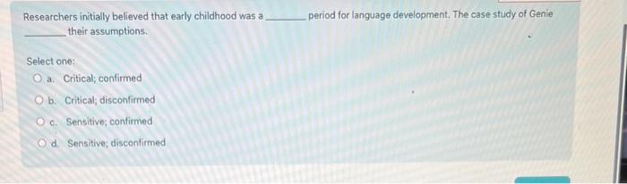 Solved The two major points of Jean Piaget s cognitive Chegg