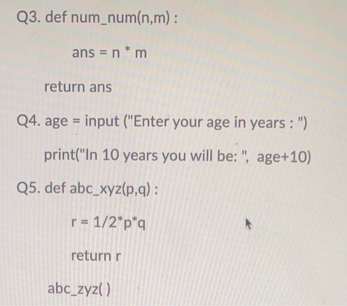 Solved Each of the code sections below produces an error. | Chegg.com