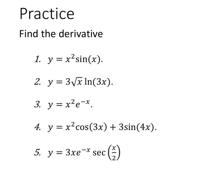 find the derivative of sin x 2 with respect to x 3