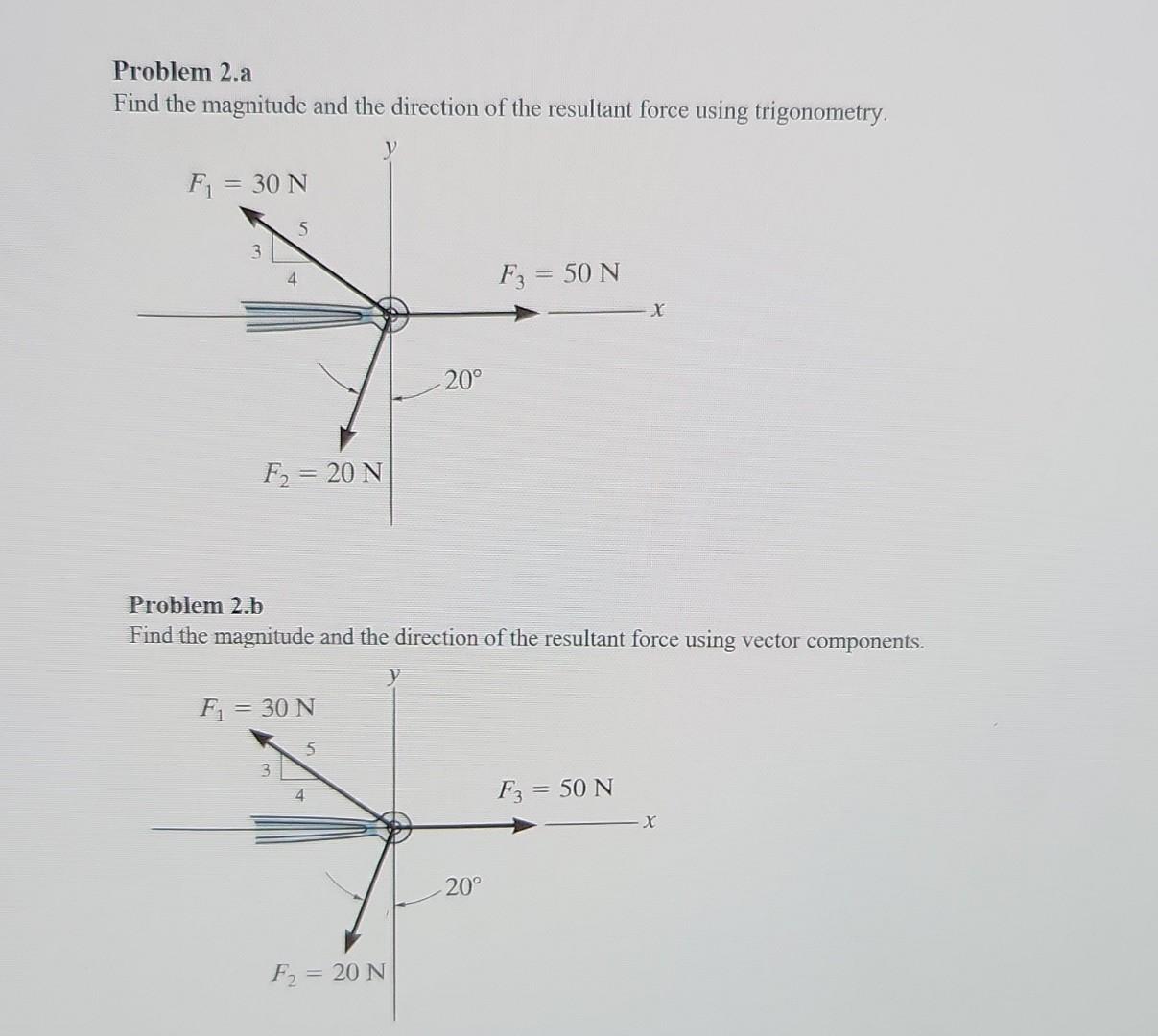 Solved Problem 2 A Find The Magnitude And The Direction Of Chegg Solved Problem 2 A Find The Magnitude And The Direction Of Chegg